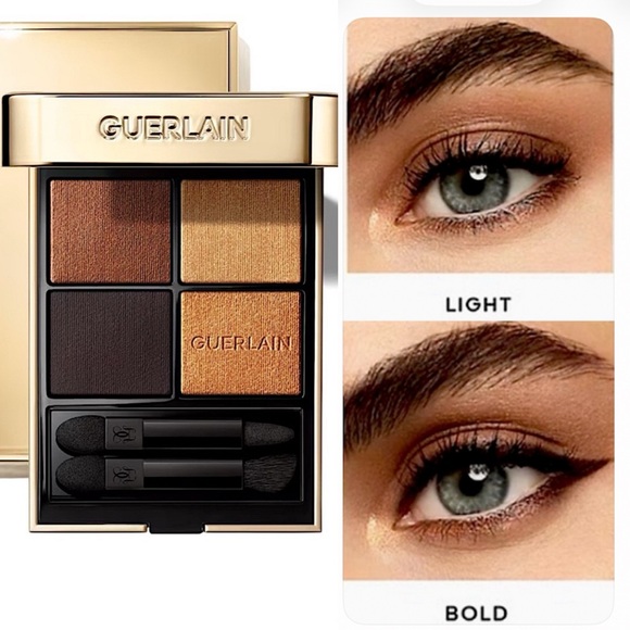 GUERLAIN Other - NEW GUERLAIN Ombres G Quad Eyeshadow Palette 940 Royal Jungle Rich Browns & Gold